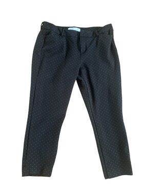 Old Navy Pixie Pants Black with Polka Dots Size 14